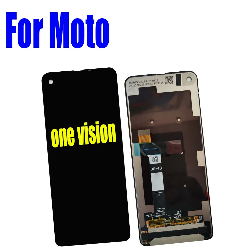 

Экран 6,3 ''для Motorola One Vision, ЖК-дисплей для Moto P50 XT1970 One Action, ЖК-экран, сенсорный дигитайзер в сборе