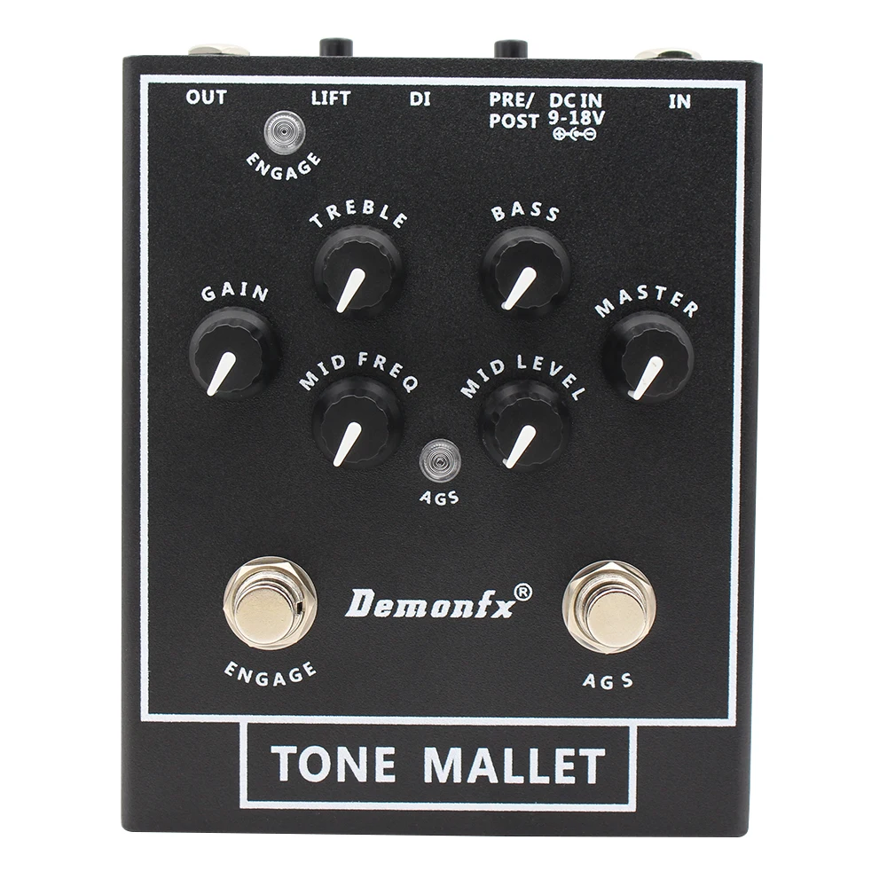 Гитарная педаль Demonfx Tone Mallet Bass Station Amps Preamp/DI
