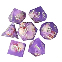 7pcs polyhedral dice double colors polyhedral game dice for rpg dungeons and dragons dnd rpg mtg d20 d12 d10 d8 d6 d4 table game