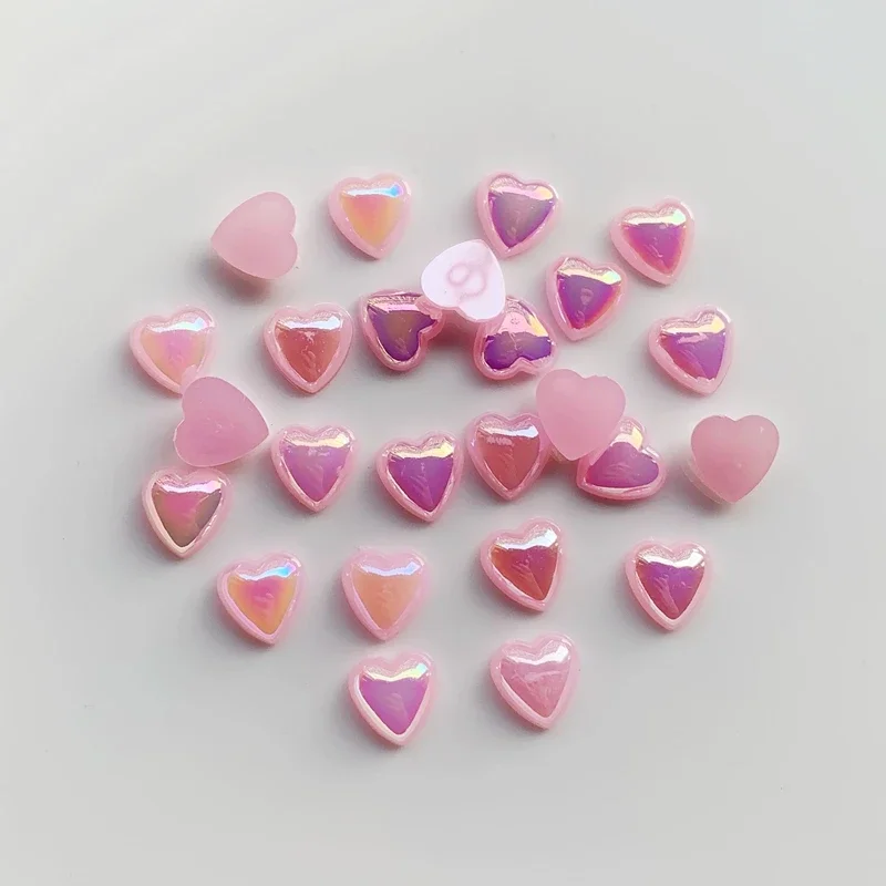 Оптовая продажа 480 шт 10 мм AB Стразы в форме сердца для хрустального скрапбукинга