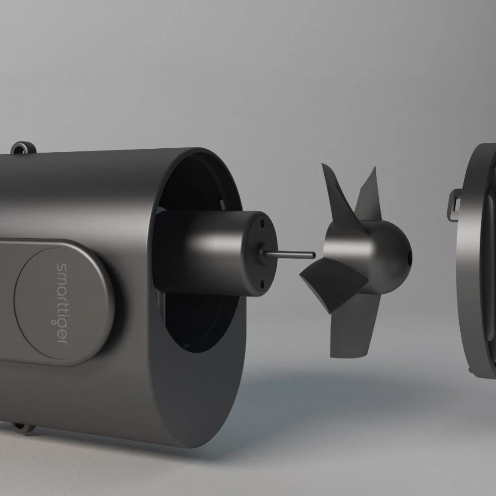 

Hang Hanging Neck Fan Charging Treasure Outdoor Camping Portable Fan Power Bank USB Charging Air Cooler Fan