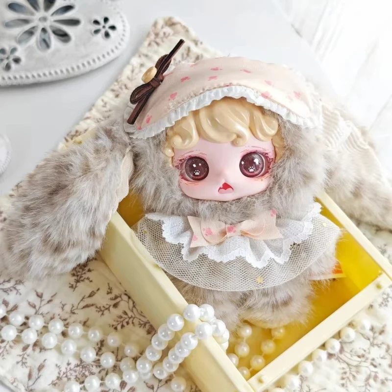 Фото MIOCO Bunny Dreamhouse Series: Коллекционные виниловые плюшевые фигурки-сюрпризы, модные игрушки-украшения, мультяшные милые куклы-подвески, подарок для девочек №5