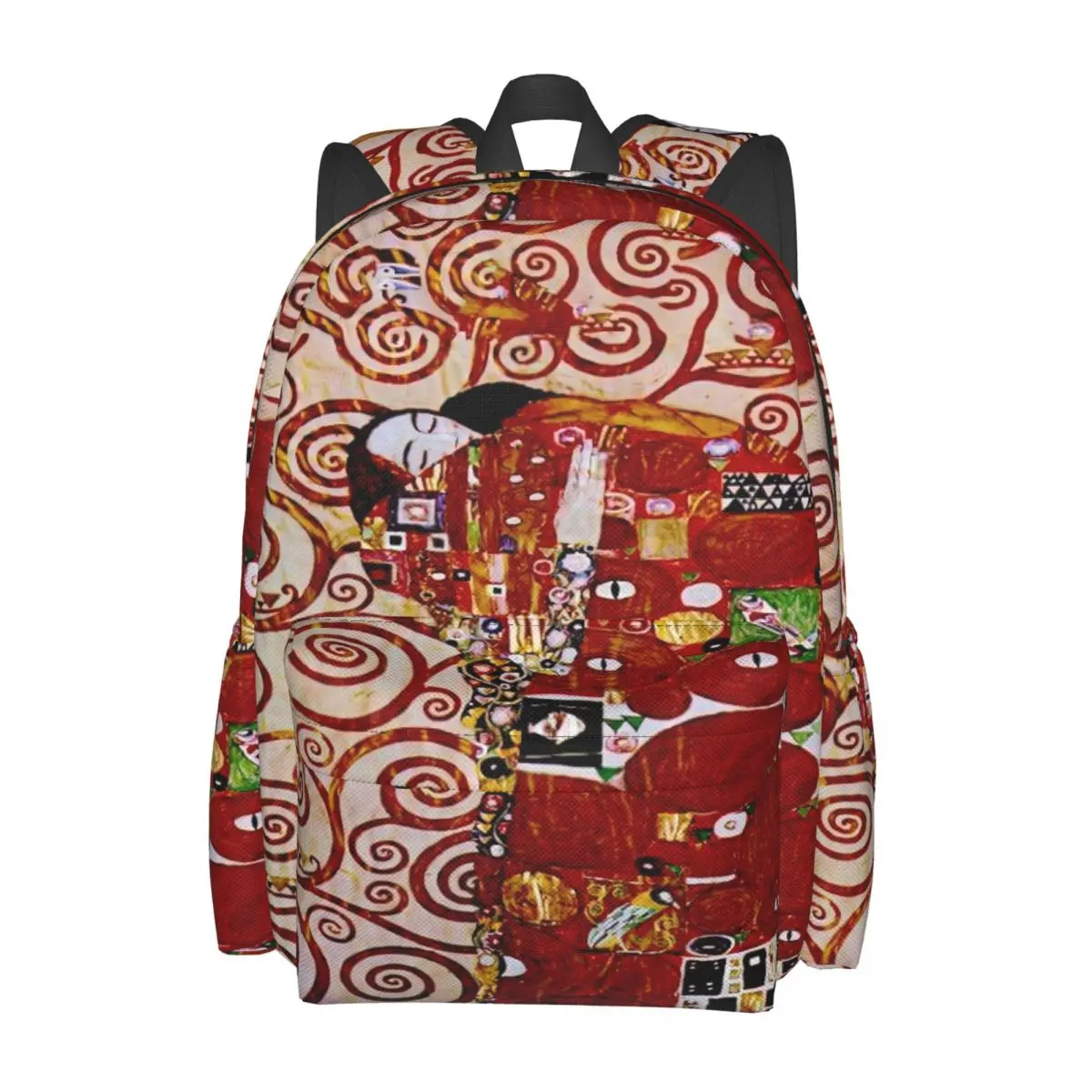 

Gustav Klimt Detail Backpack Retro Trees of Life Novelty Backpacks Youth Outdoor Style Print School Bags High Quality Rucksack