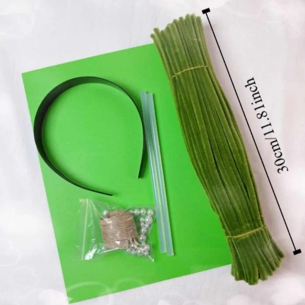 Рождественская елка скручивающая палочка повязка на голову материал для мытья