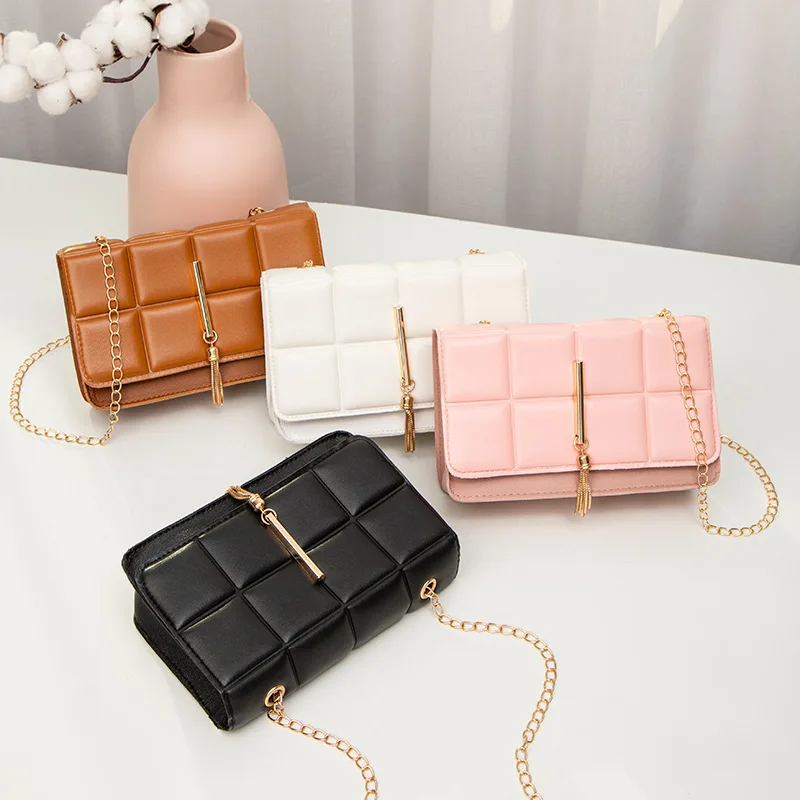 

Women Small Chain Bag Mini Pu Messenger Famous Designer Brand Clutch Shoulder Crossbody Bag Luxury Cute Side Purse