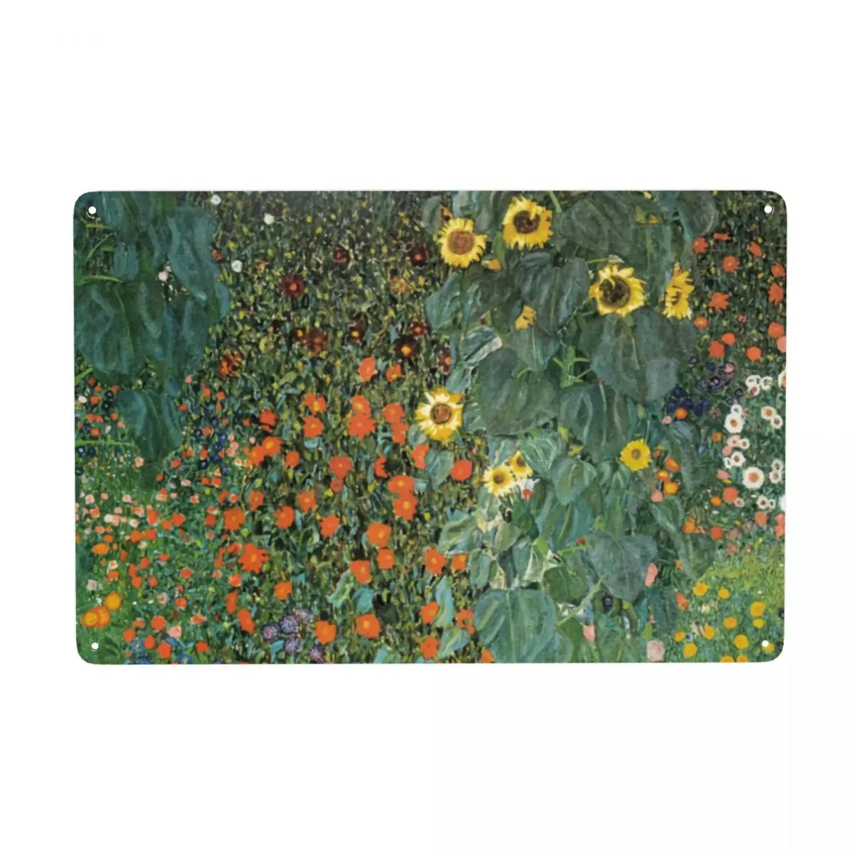 

Металлические вывески в стиле ретро Густава Климта Подсолнух на заказ с изображением цветов Оловянная табличка ворота садовые бары Настен...