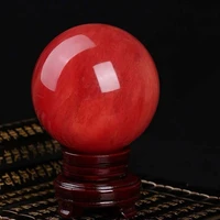 c11 red smelting crystal ball gemstones stones and minerals quartz healing sphere feng shui modern bed room home decor ball
