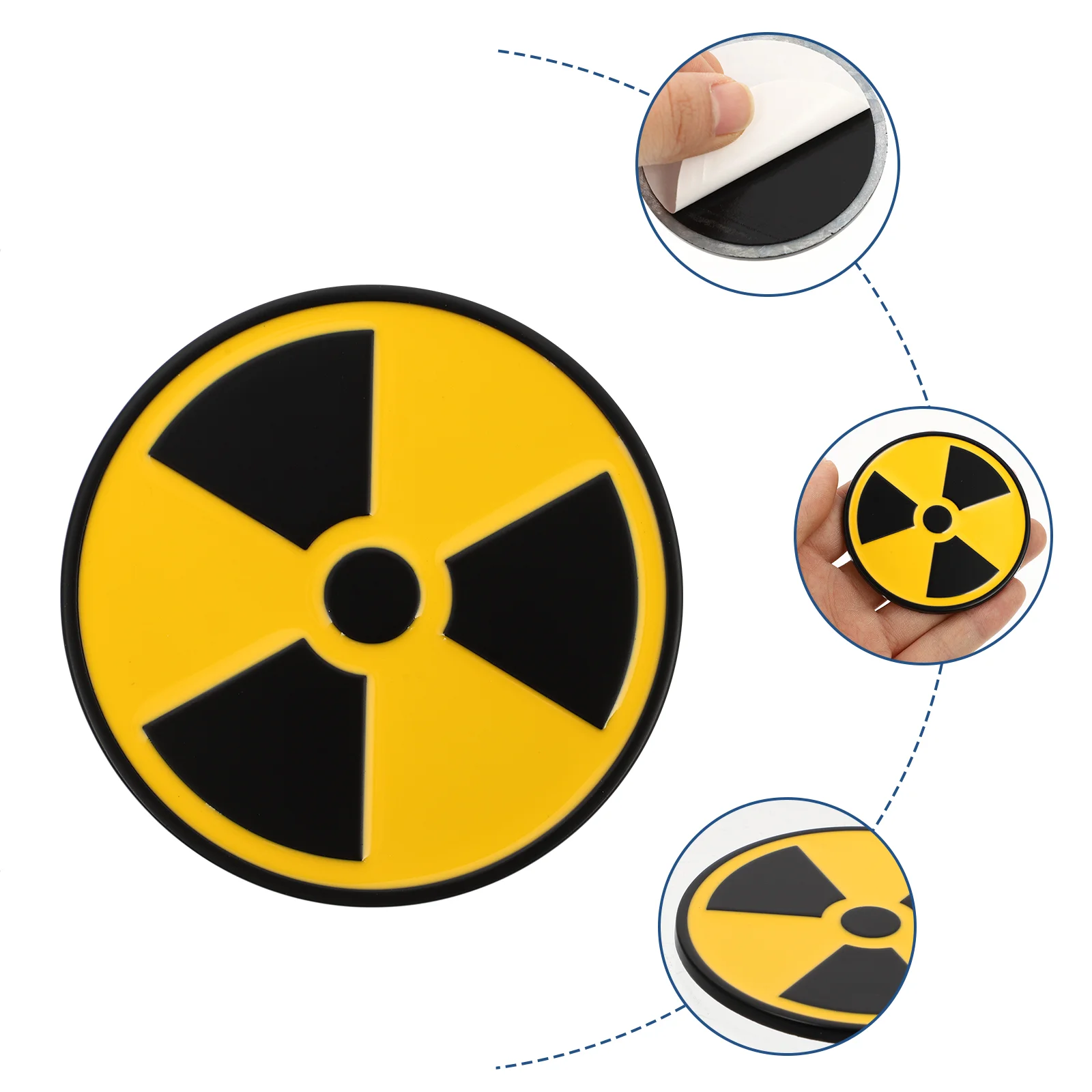 

Nuclear Radiation Sign Sticker Decals Cars Symbol The Body Vehicle Paster Iron Warning Decorative Automobile