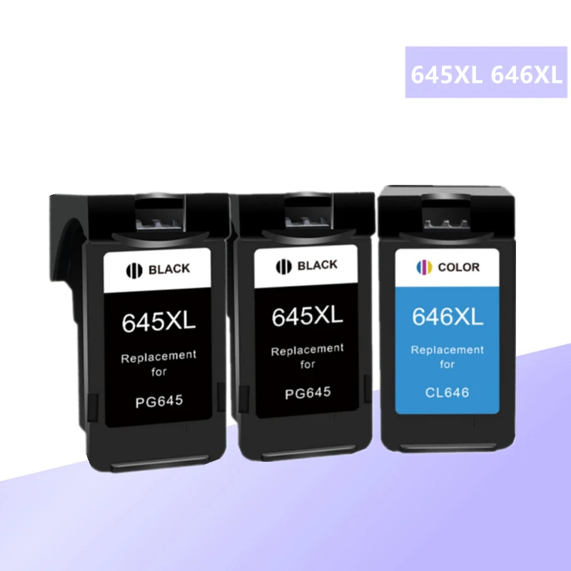 

PG645 CL646 XL ink cartridge replacement for Canon PG-645 CL-646 PG 645 CL 646 Pixma MG2460 MG2560 MG2960 MG2965