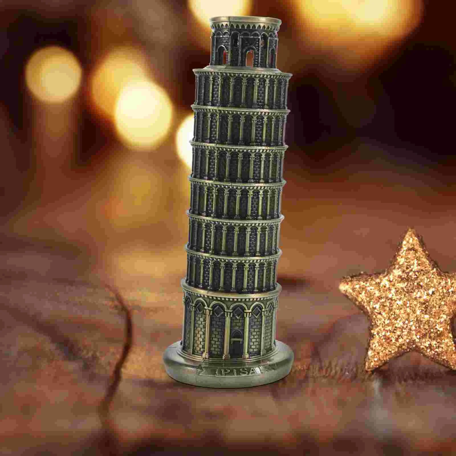 Наклонная башня Пизы модель настольного компьютера винтажный итальянский