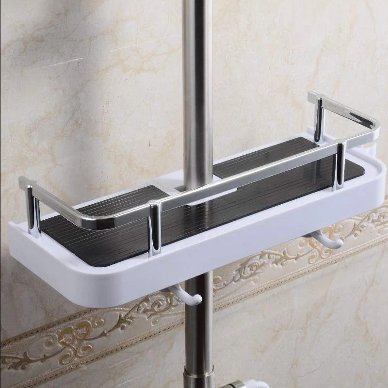 

Shower Storage Holder Rack Organizer Bathroom Shelf Shampoo Tray Stand Floating No Drilling Shelf For Wall Household Item