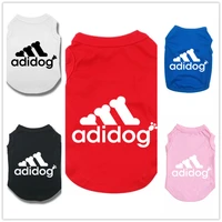 adidog spring summer pet dog vest cheap sunshade clothes shirt outdoor small medium large dogs pure cotton breathable supplies