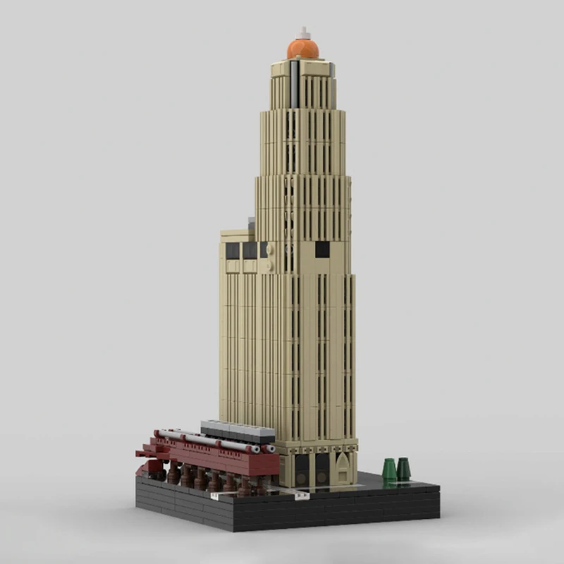 Пользовательские строительные блоки MOC игрушка серия небоскребцев случайная