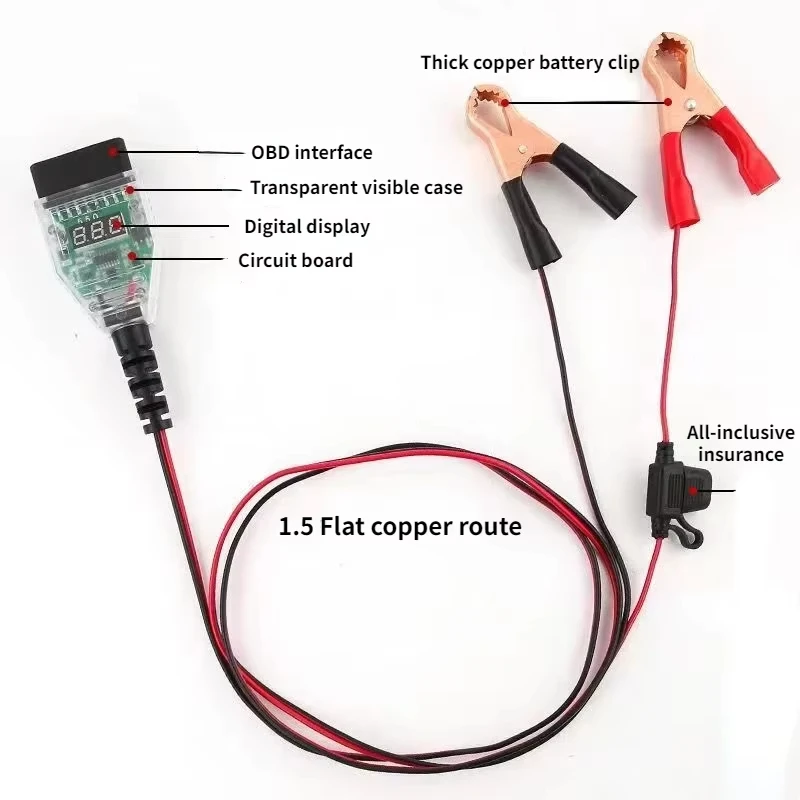 OBD2 Универсальный инструмент для замены автомобильного аккумулятора
