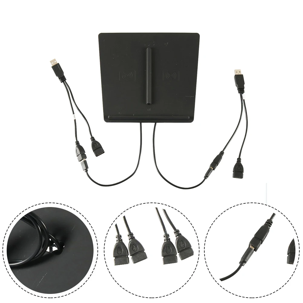 

1pcs Car Wireless Charging Pad For Tesla Model 3 With Light Wireless Charger Simple Installation, Plug And Play
