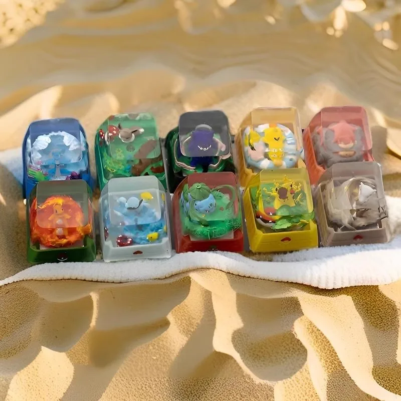 Pokemon Gengar Psyduck полимерные колпачки для клавиш по индивидуальному заказу