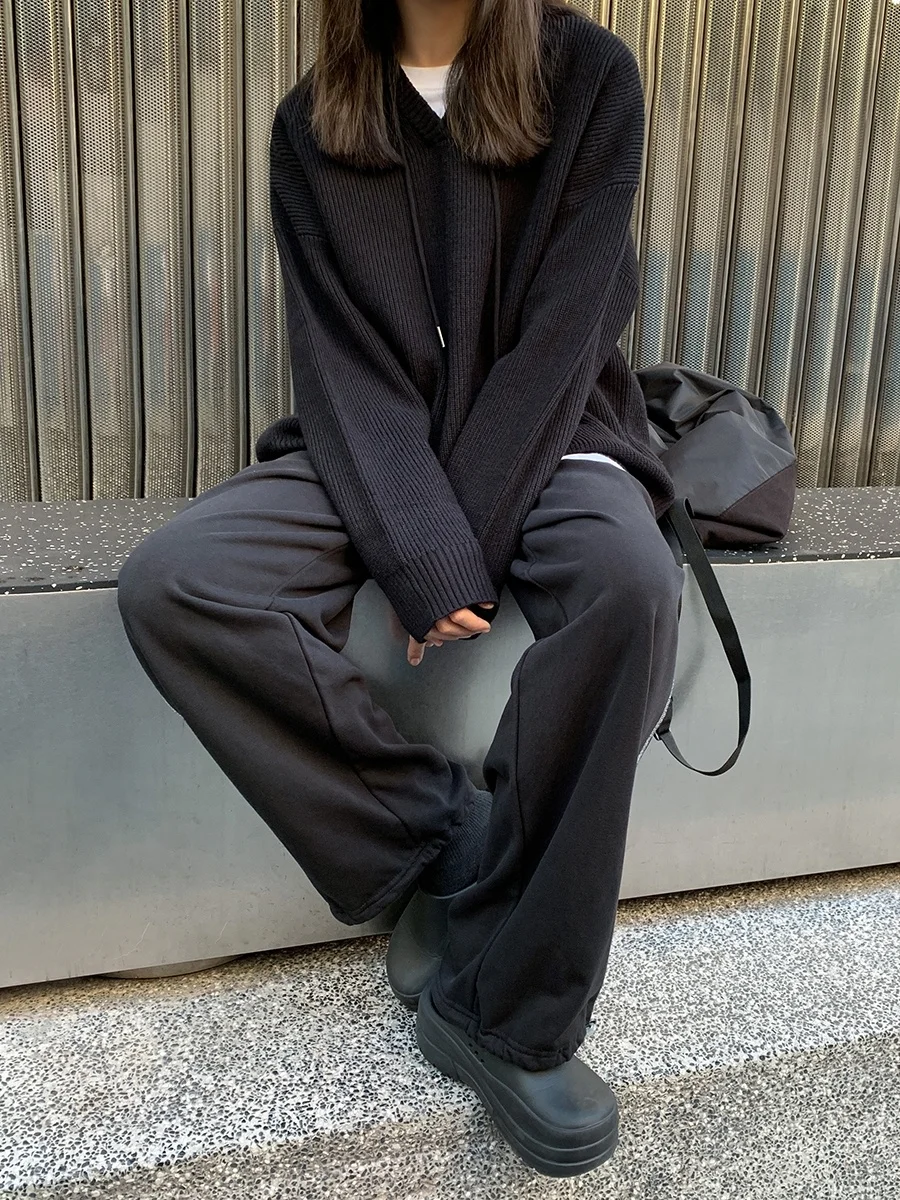 Женский свитер куртка на осень и зиму пять цветов выбор пуловер с капюшоном