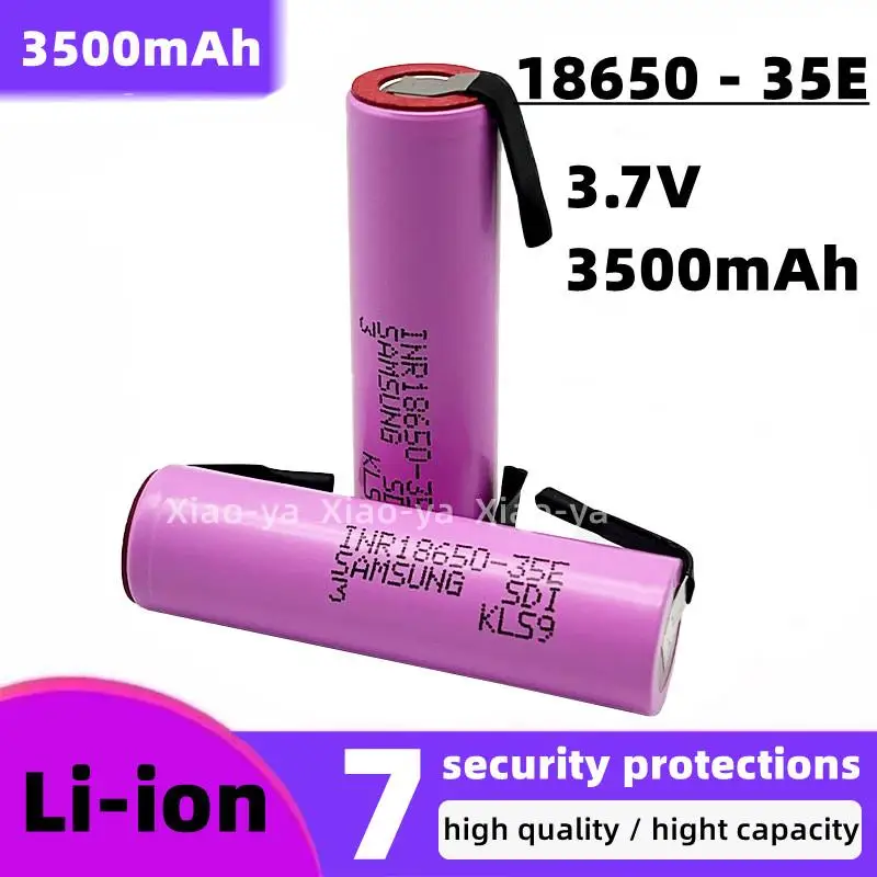 

100% оригинальная фотобатарея, 3,7 в, 3500 мАч, высокая мощность 25 А, с металлическим проводящим листом, перезаряжаемая батарея для электроинстру...