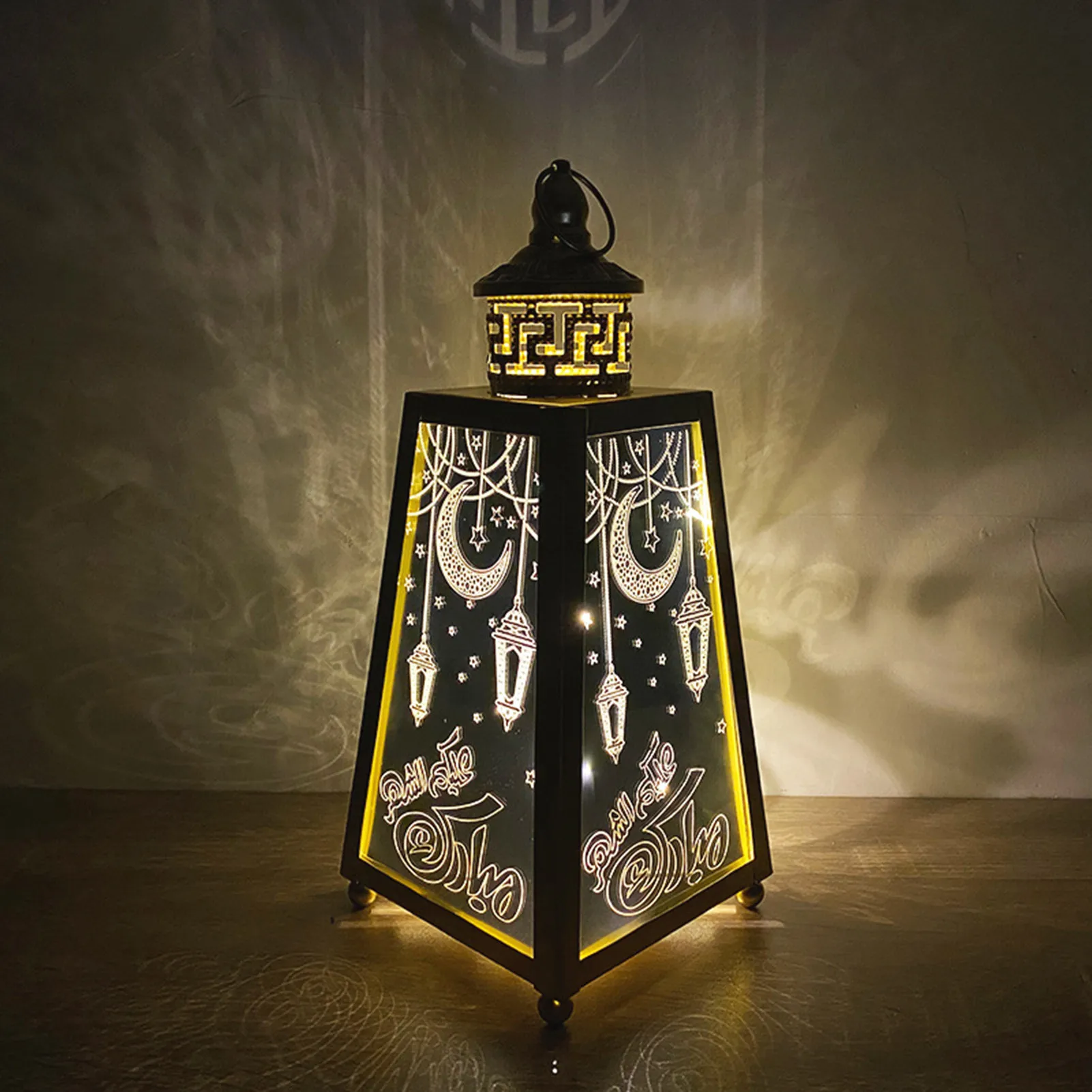 

Eid Ramadan Mubarak Lantern Ramadan Iron Lanterns Eid Decoration Crafts Muslims Islamic Lamp Decorations For Garden Yard Wall