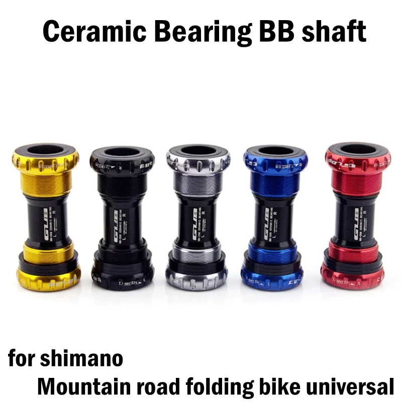 

Bicycle Bottom Brackets GUB C-68 Ceramic BB 68 Bottom Bracket Shell 68/73MM Screw/Thread Type BSA Crankset Bearings Bicycle Axis