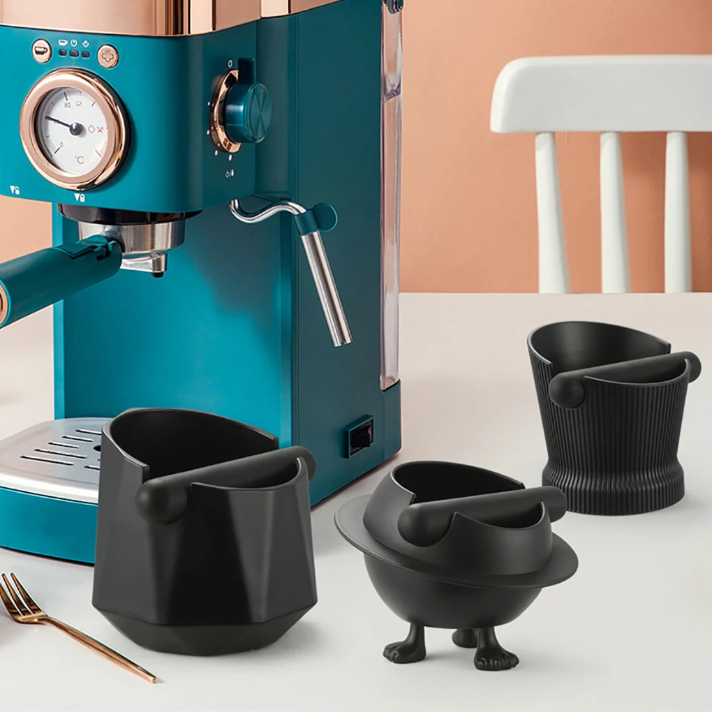 

Мусорные банки из нержавеющей стали для хранения кофе, эспрессо, экономия пространства, хорошая амортизация, наклонная Плоская база, для кухни