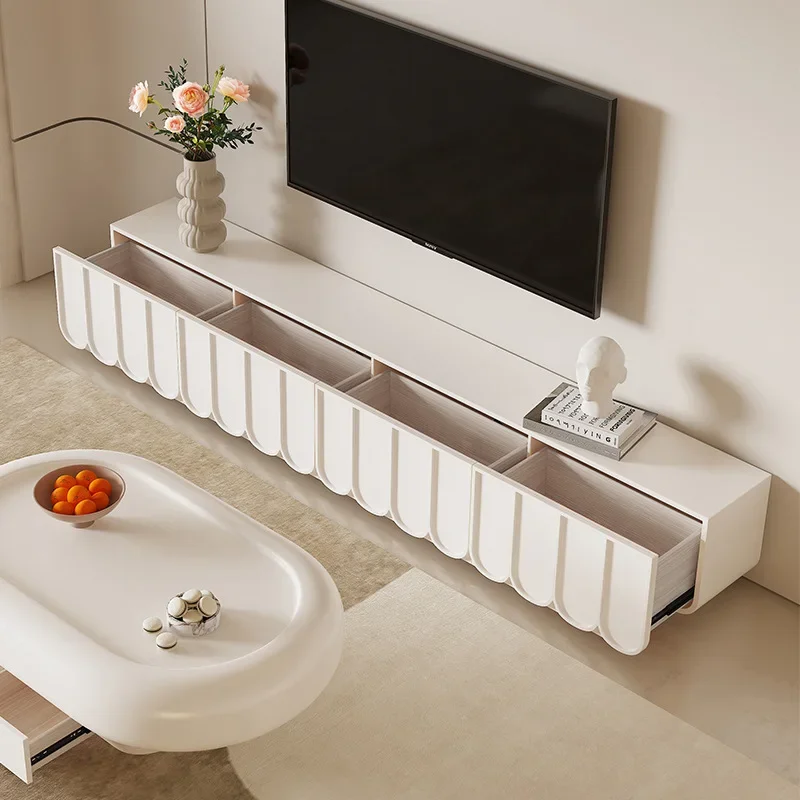 Фото -Современный минималистский свет Luxus-TV-Schrank Couch tisch Комбинация Franzlarıisch Massivholz Wohnzimmer TV-Schrank №3
