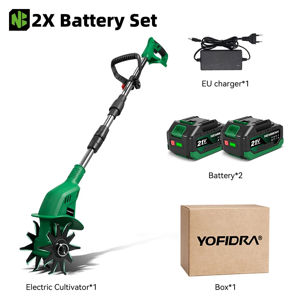 

Электрокультиватор Yofidra 1600 Вт для аккумулятора Makita 21В