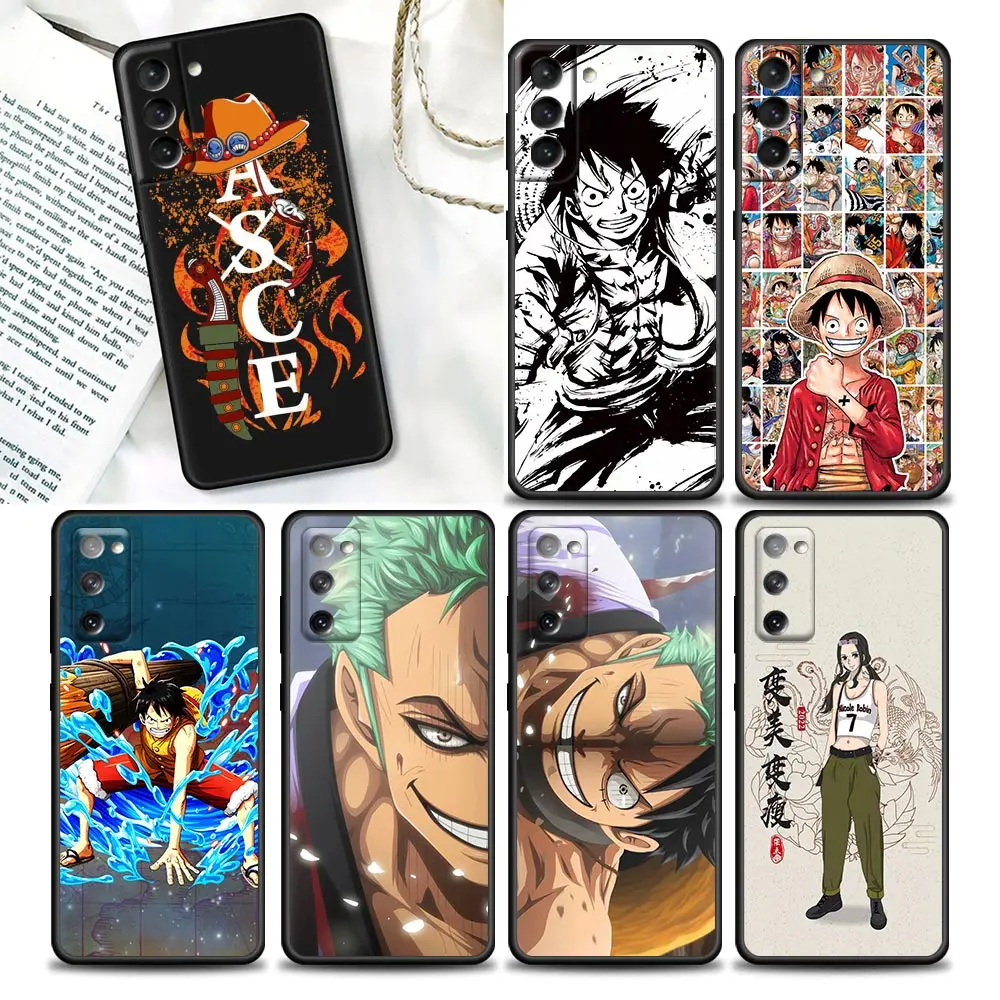 

Anime One Piece In Luxury Phone Case for Samsung Galaxy S22 S7 S8 S9 S10e S21 S20 Fe Plus Ultra 5G Silicone Case Cover BANDAI