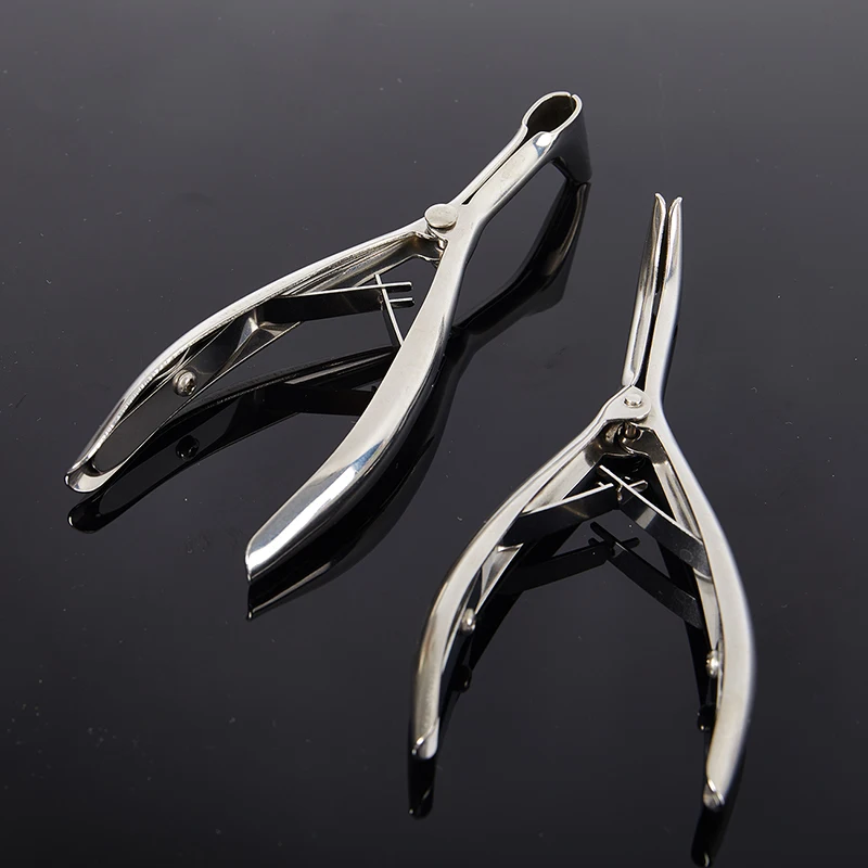 

Nose Mirror Ear Canal Dilator Stainless steel speculum nostril nose pliers nasal dilator adult/kids nose gauge High Quality