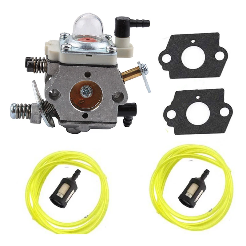 

Accessories Carburetor kit Fuel filter Gasket Lawn mower 7pcs Attachment For Walbro Replacement WT-990 WT-990-1
