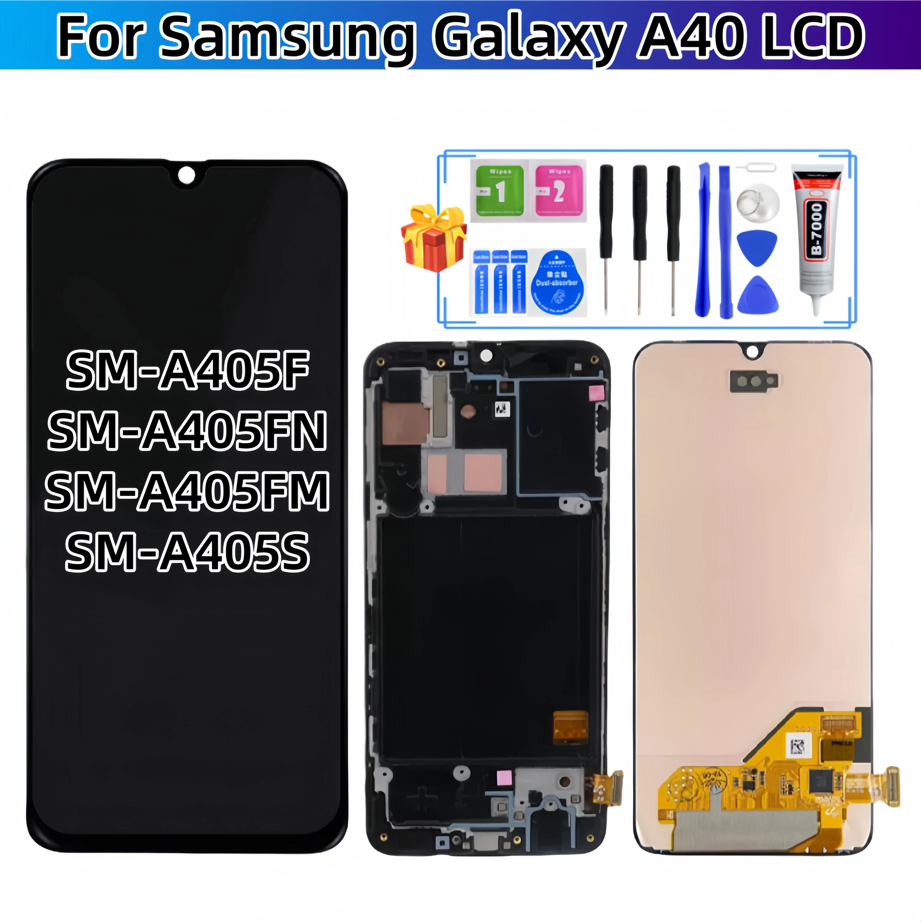 Для Samsung Galaxy A40 2019 SM-A405F SM-A405FN SM-A405FM SM-A405S ЖК-дисплей с сенсорным экраном в сборе