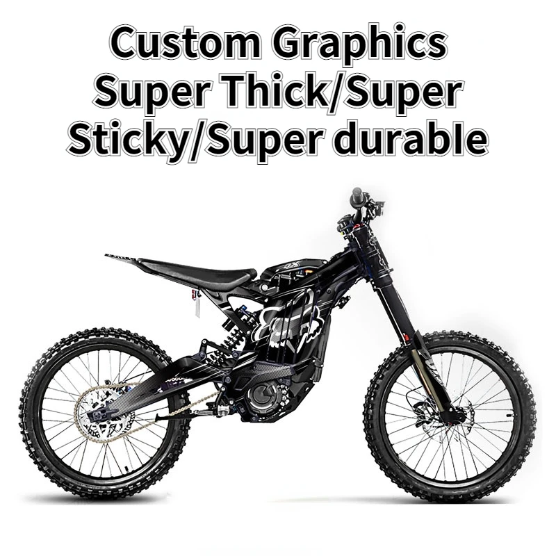 

For SURRON Custom Stickers Light Bee X Electric Off-road Bike Dirtbike Decorative Self-adhesive Moisture-proof Thick SUR-RON