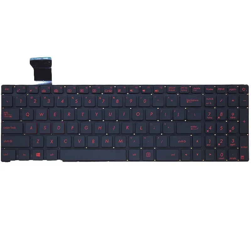 Новая клавиатура для ноутбука ASUS ZX50V FX-PLUS G551JX G551VW N552V ZX50XJ ZX50JX GL552J GL552V FX-PRO G552VM G552VX