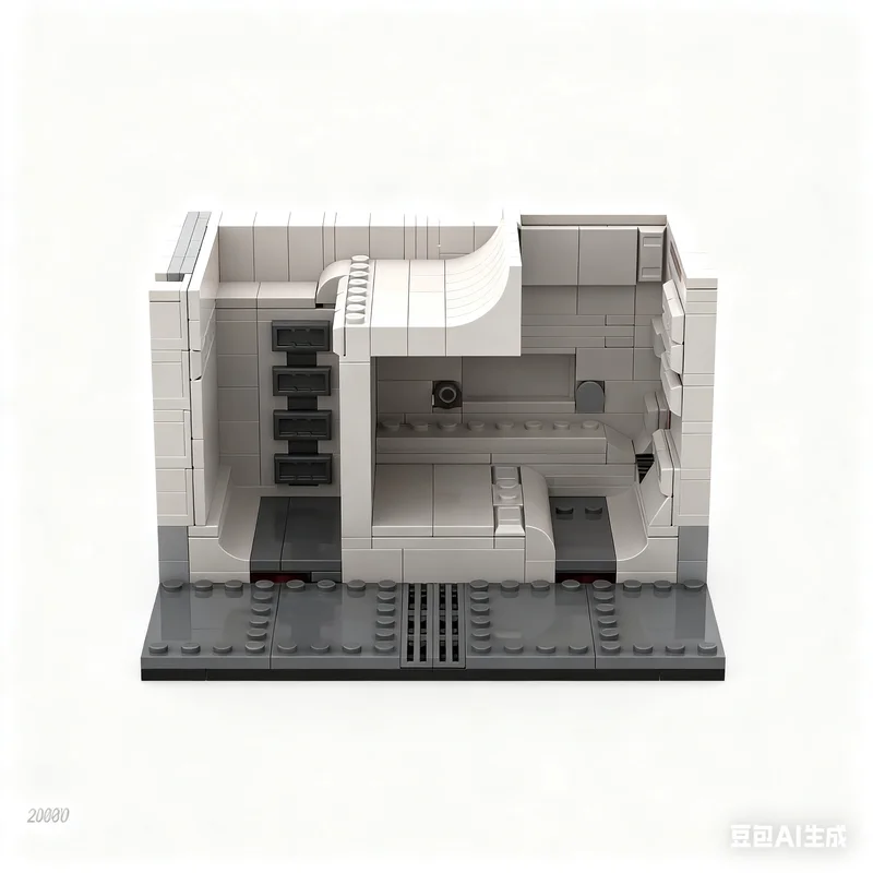 Фото 415 деталей MOC: Модель имперской тюремной камеры Кассиана Эндора из Star Battle, конструктор, архитектурная модель, рождественский подарок, идея для самостоятельной сборки №2