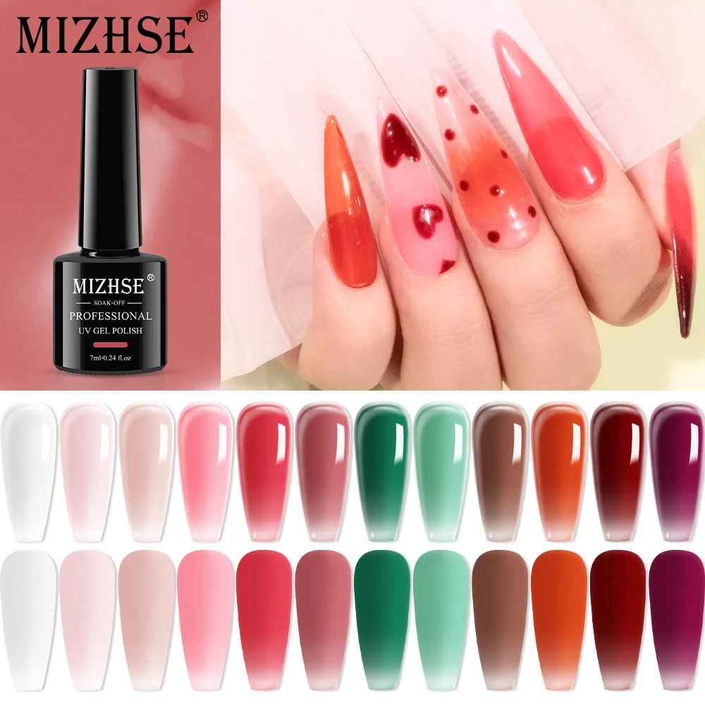 

Гель-лак для ногтей MIZHSE прозрачный, 7 мл