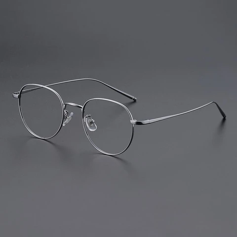 FIRADA Ретро Круглые Очки из Титана