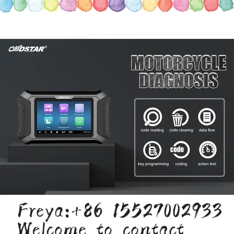 Фото Диагностический сканер для мотоциклов OBDSTAR iScan №4