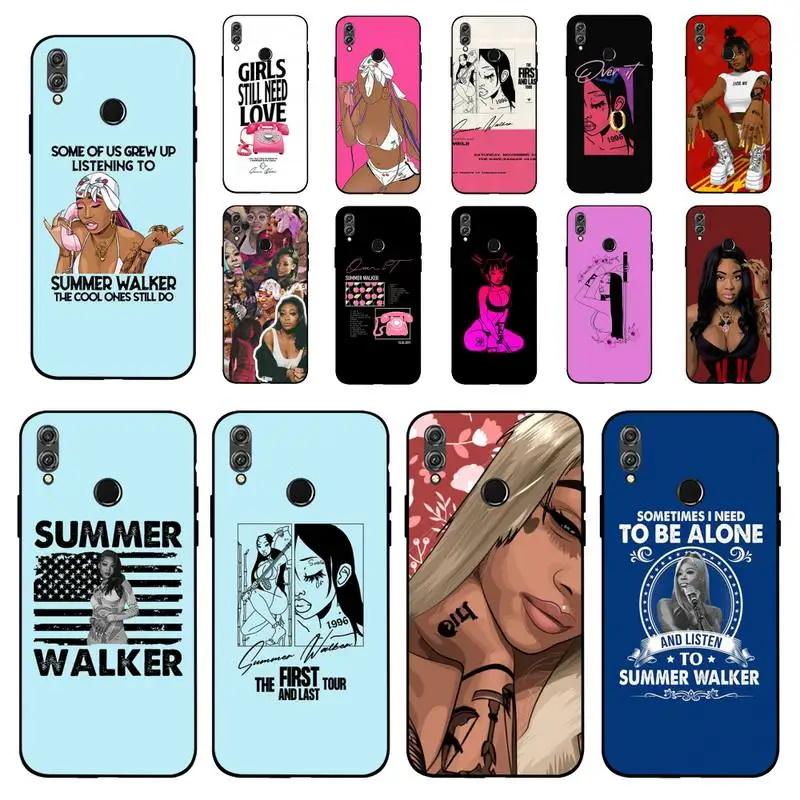 

MaiYaCa Summer Walker Over It RNB Rapper Phone Case for Huawei Honor 10 i 8X C 5A 20 9 10 30 lite pro Voew 10 20 V30