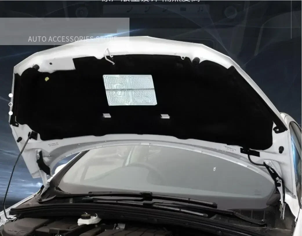 Теплозвукоизоляция хлопковый передний капот коврик для брандмауэра двигателя