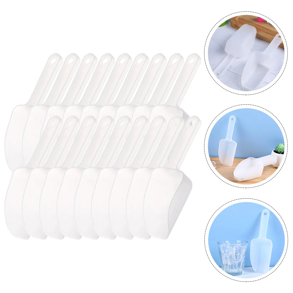 

20PCS Household Kitchen Handle Multi-Purpose Hanging Hole Rice Flour Scoop Scoop