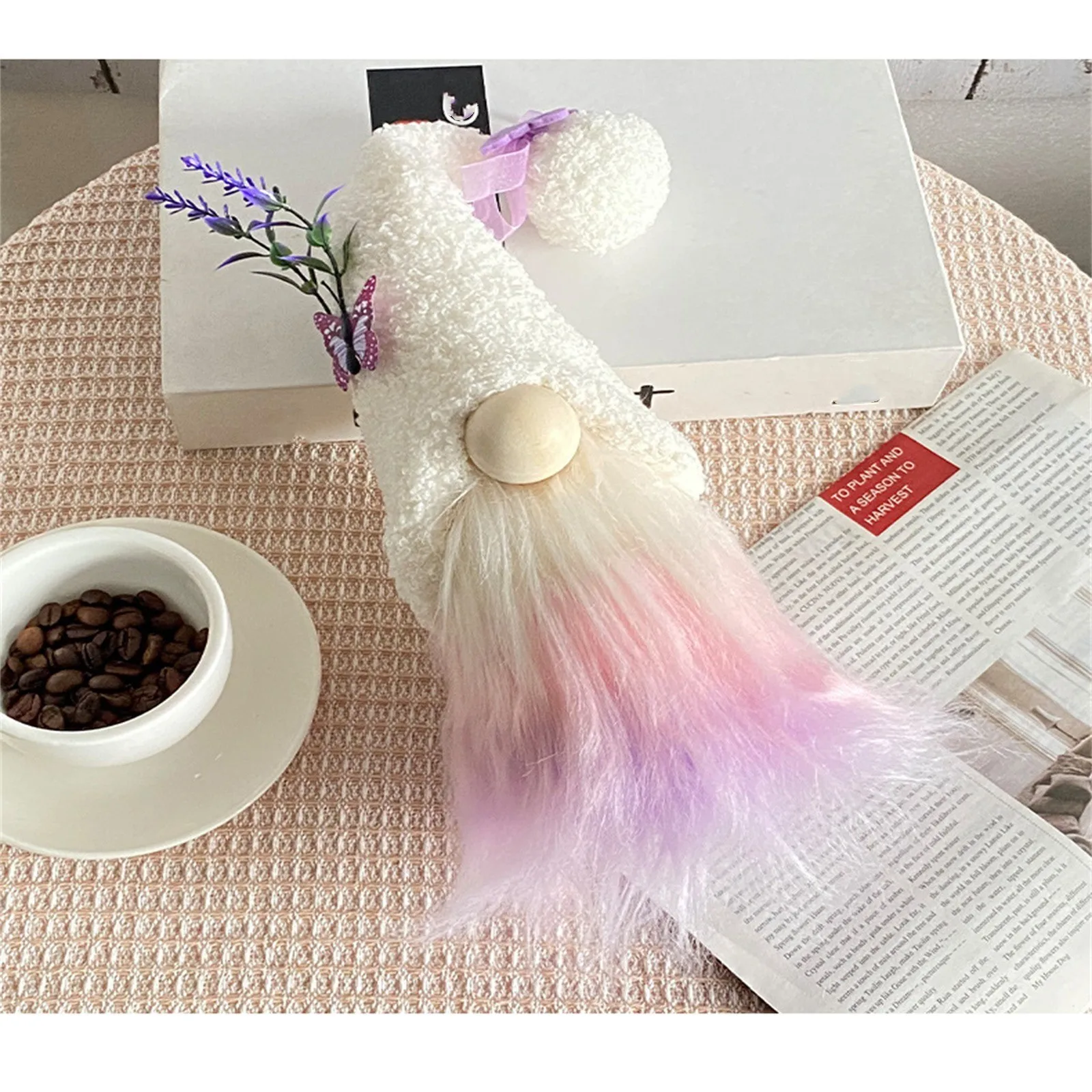 Лавандовый карнавал джугми украшения для дома лаванда эльф лук фиолетовая кукла