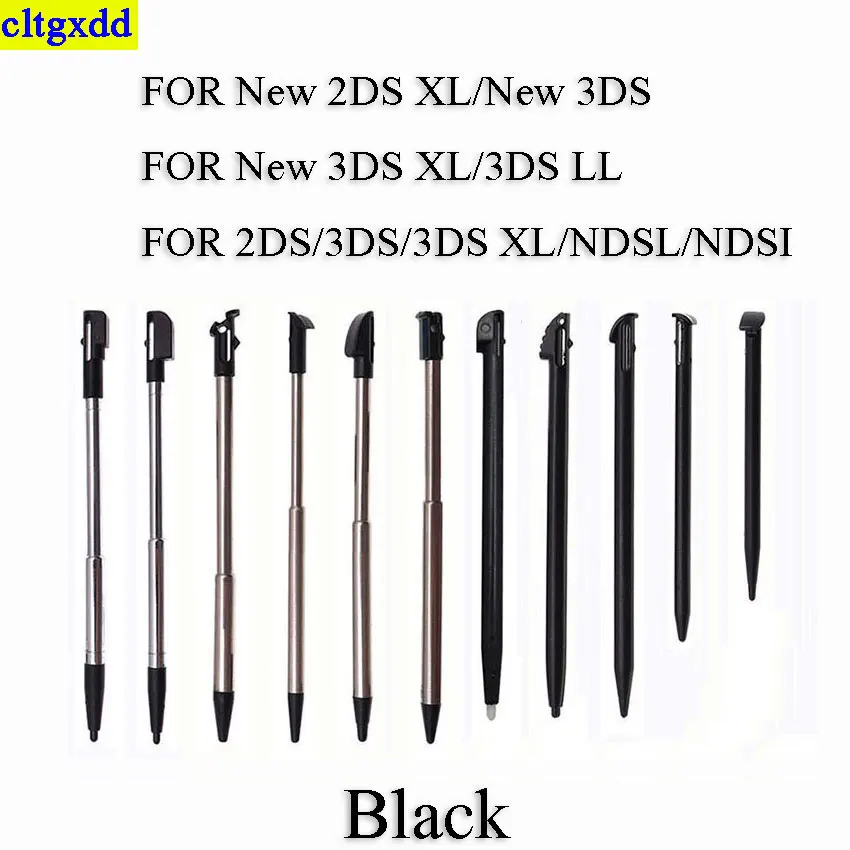 

1pcs Metal Telescopic Stylus Plastic Stylus Touch Screen Pen for 2DS 3DS New 2DS LL XL New 3DS XL For NDSL DS Lite NDSi NDS Wii