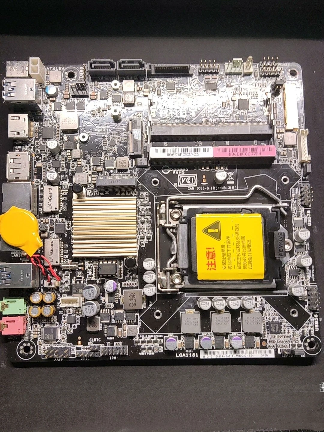 Для ASUS H110T MINI-ITX двойная сетевая интерфейсная карта источник питания постоянного