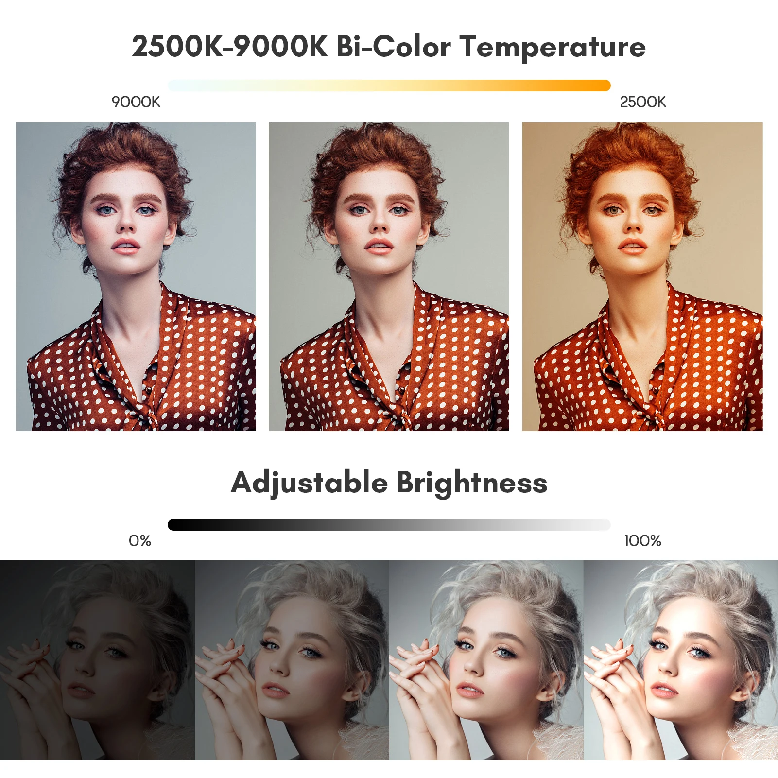 Портативный Держатель Для Телефона С Регулируемой Яркостью Светодиодная