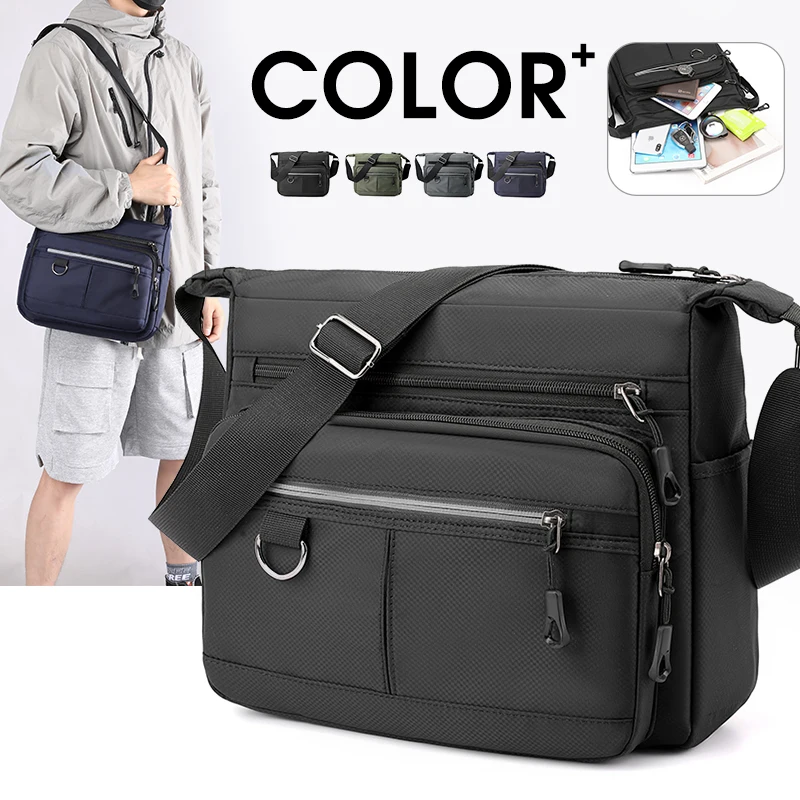 

Waterproof Men's Small Bag Oxford Sling Messenger Men Business For Work Crossbody Shoulder Purse Pack Satchel Bags 2023 Packs