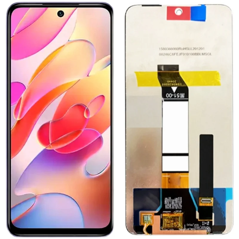 

Для Xiaomi Redmi Note 10 5G ЖК-дисплей для Xiaomi Redmi Note 10 5G сенсорный экран дигитайзер в сборе с инструментами (стандартная версия, черный