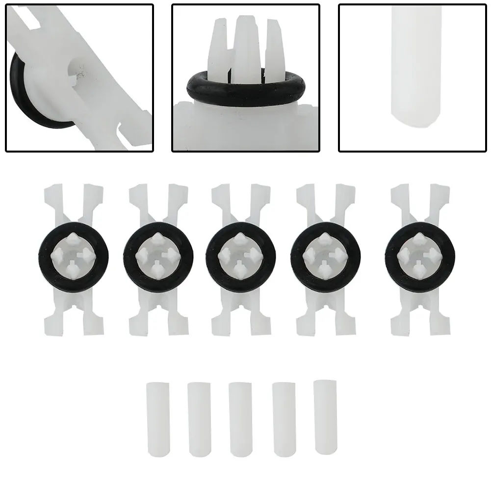 

30pcs Top Roof Rain Gutter Moulding Trim Fastener Clip For BMW E46 51138204858 Include The Black Rubber Sealing Washer Car Parts