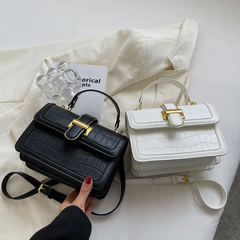 Luxury Women's Handbags Korean Version of the Fashionable and Versatile Crossbody Bag 2022 Solid Color Small Square Bag