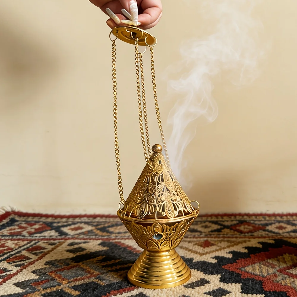 

Подвесные курильницы-кулоны из металла