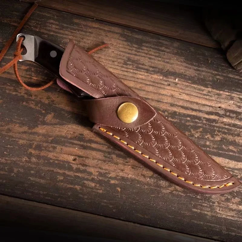 Нож карманный из черного дерева с лезвием D2 миниатюрный Мультитул в швейцарском